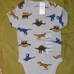 Unisex printed bodysuit for baby